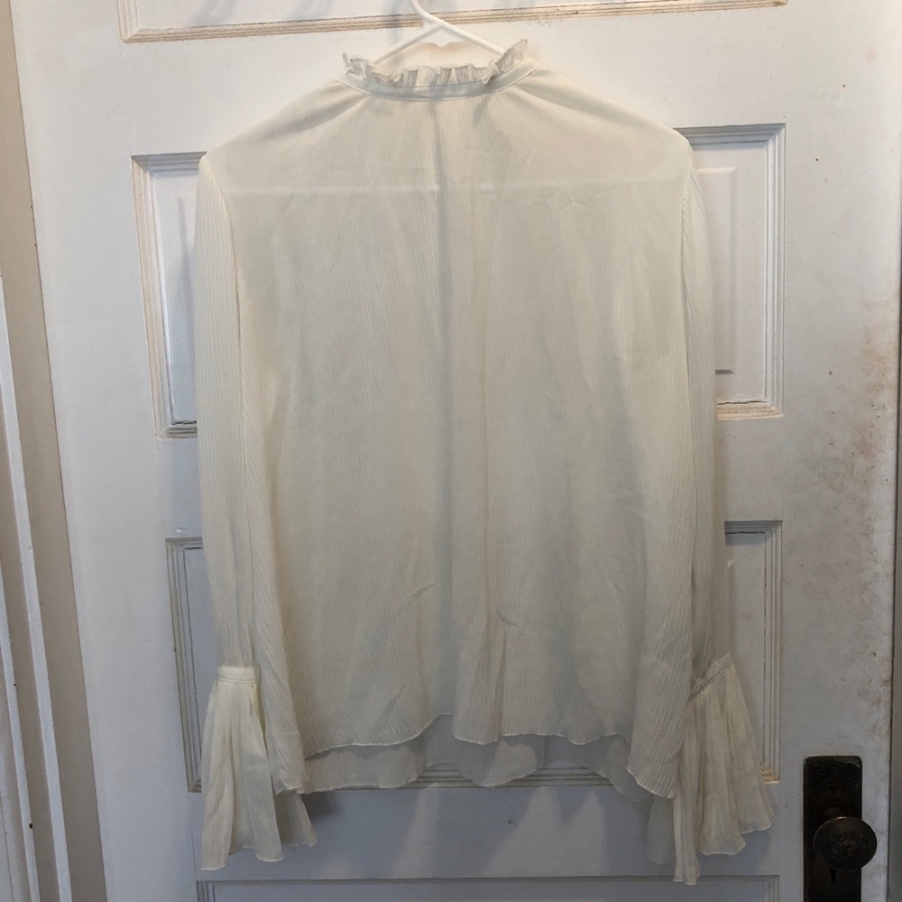 H&M Sheer Victorian Style Blouse